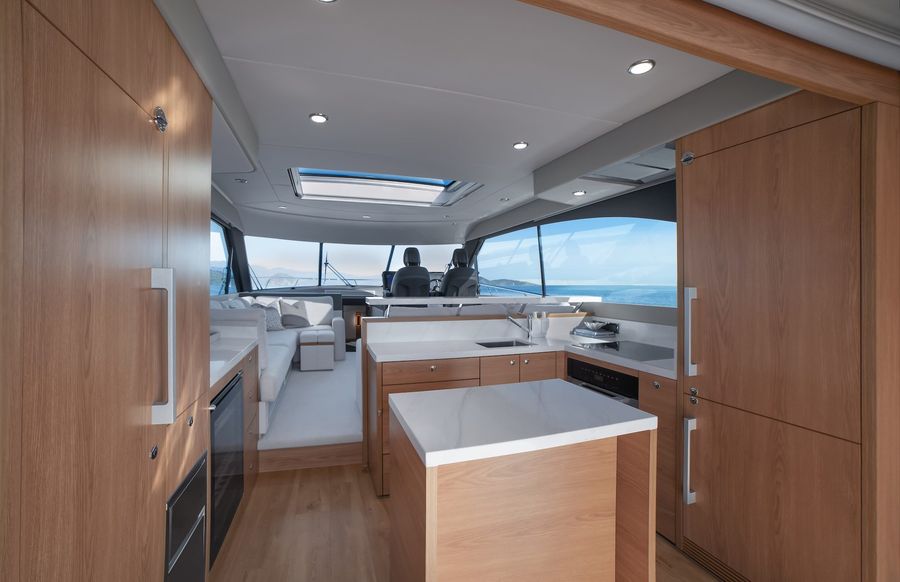 Aft Galleys Keep Maritimo Owners Cooking and Connected