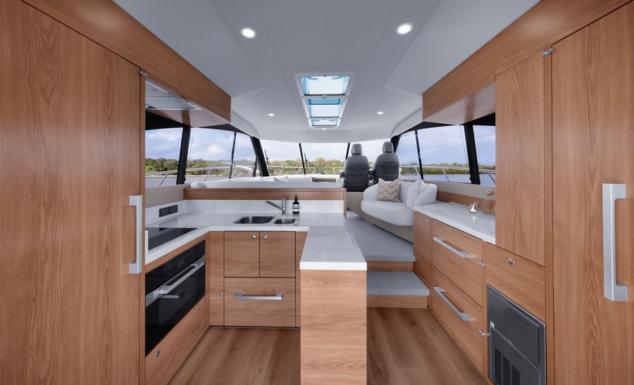 Aft Galleys Keep Maritimo Owners Cooking and Connected