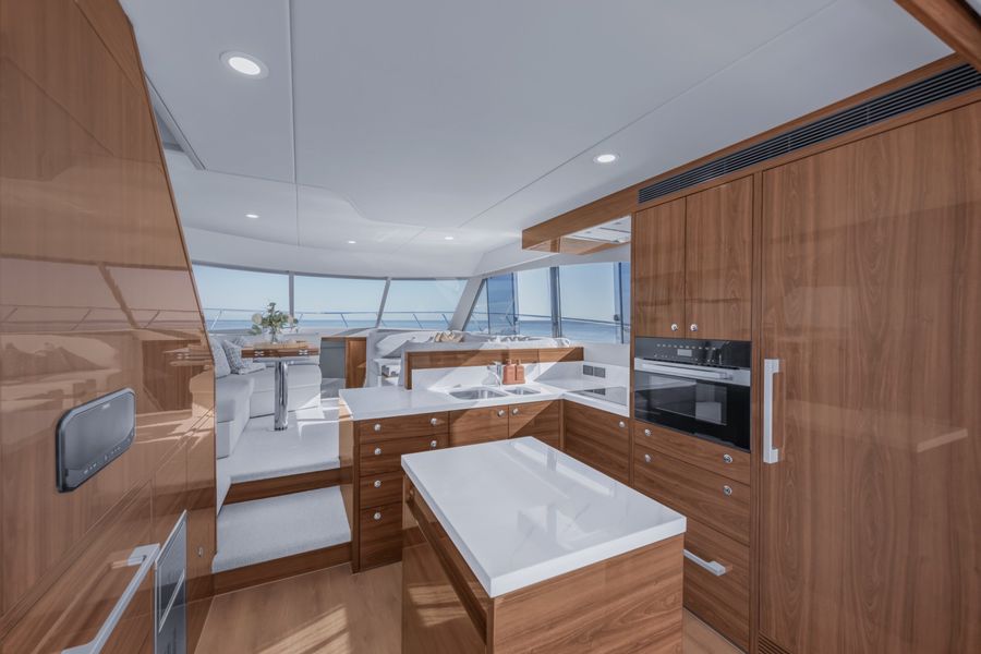 Aft Galleys Keep Maritimo Owners Cooking and Connected