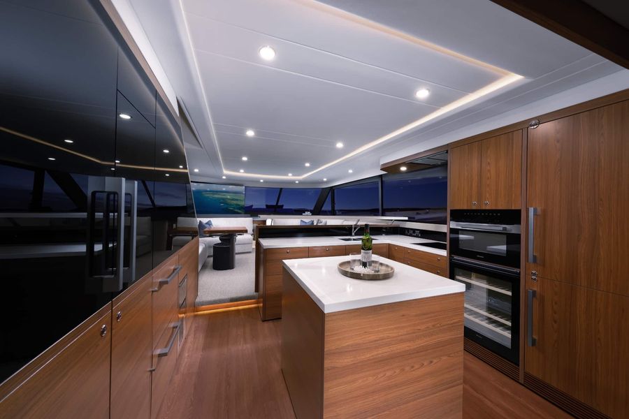 Aft Galleys Keep Maritimo Owners Cooking and Connected