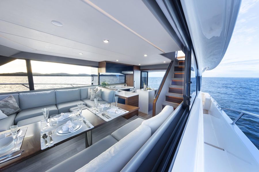 Aft Galleys Keep Maritimo Owners Cooking and Connected
