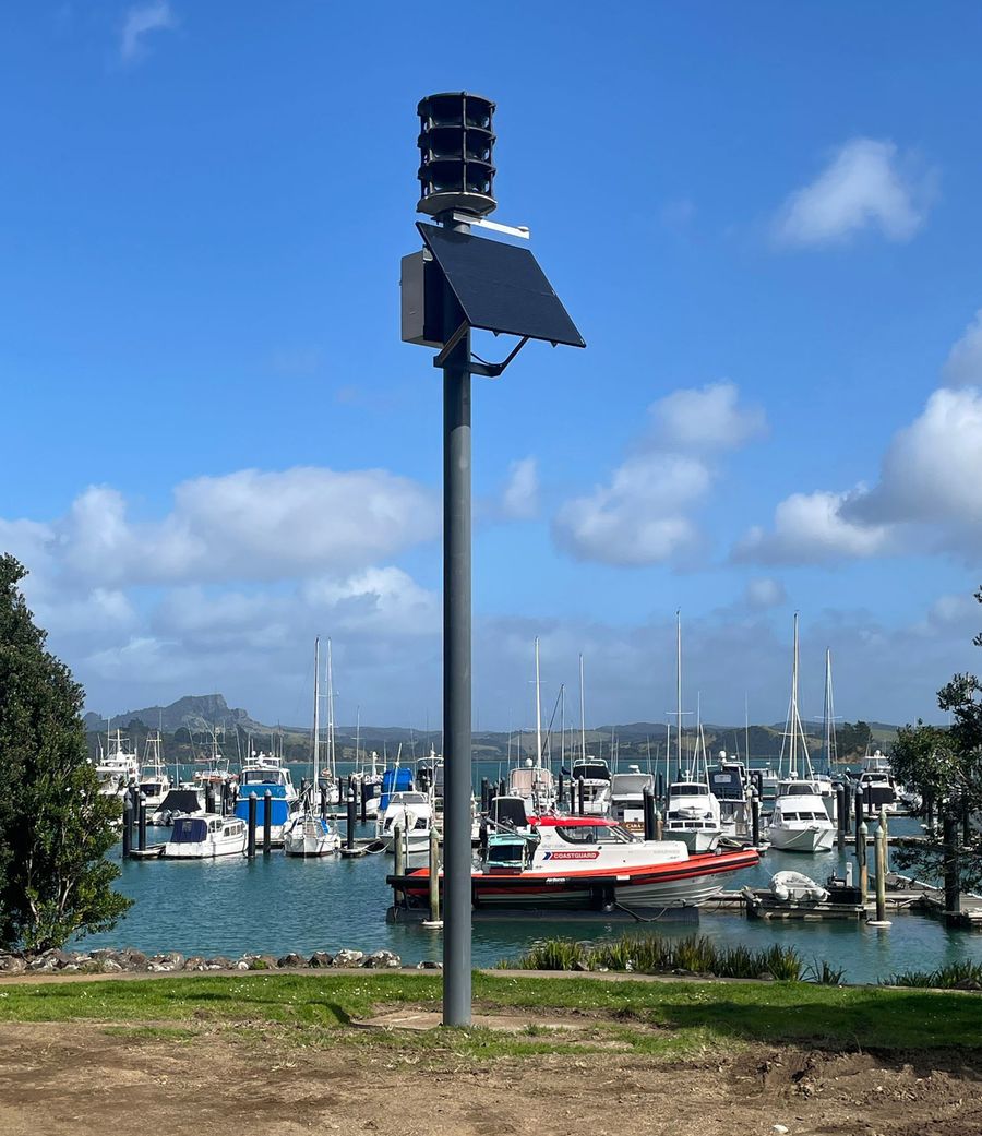 Tsunami warning siren in Whangaroa