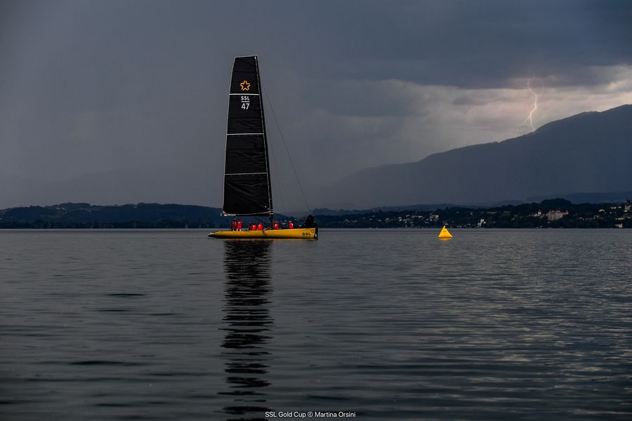 Thunderstorms cut Lake Neuchâtel racing to a single contested result, 09 June 2026