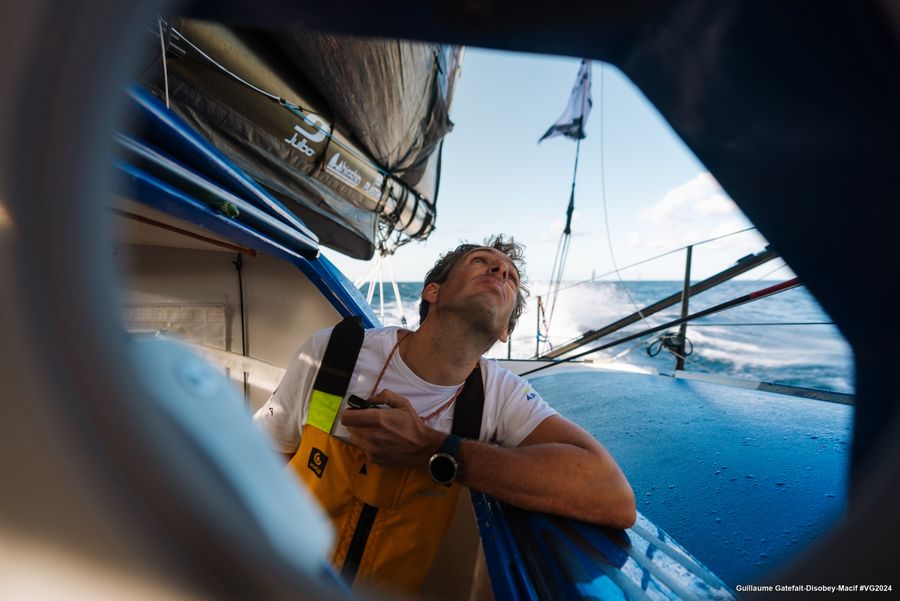 MACIF Santé Prévoyance skipper Charlie Dalin (FRA) is pictured training on September 12, 2024 off Lorient, France - Photo Credit: Guillaume Gatefait-Disobey-Macif