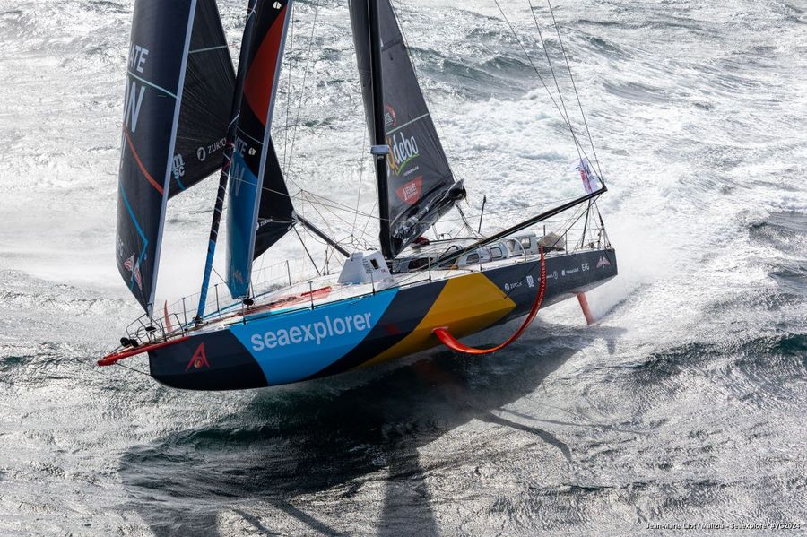 Malizia - Seaexplorer skipper Boris Herrmann (GER) is pictured training on September 26, 2024 in Lorient, France -
