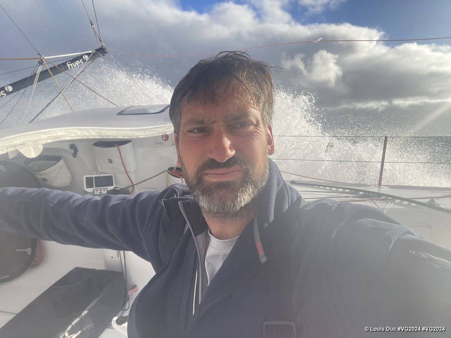 Photo sent from the boat Fives Group - Lantana Environnement during the Vendee Globe sailing race on December 04, 2024. Photo credit: skipper Louis Duc