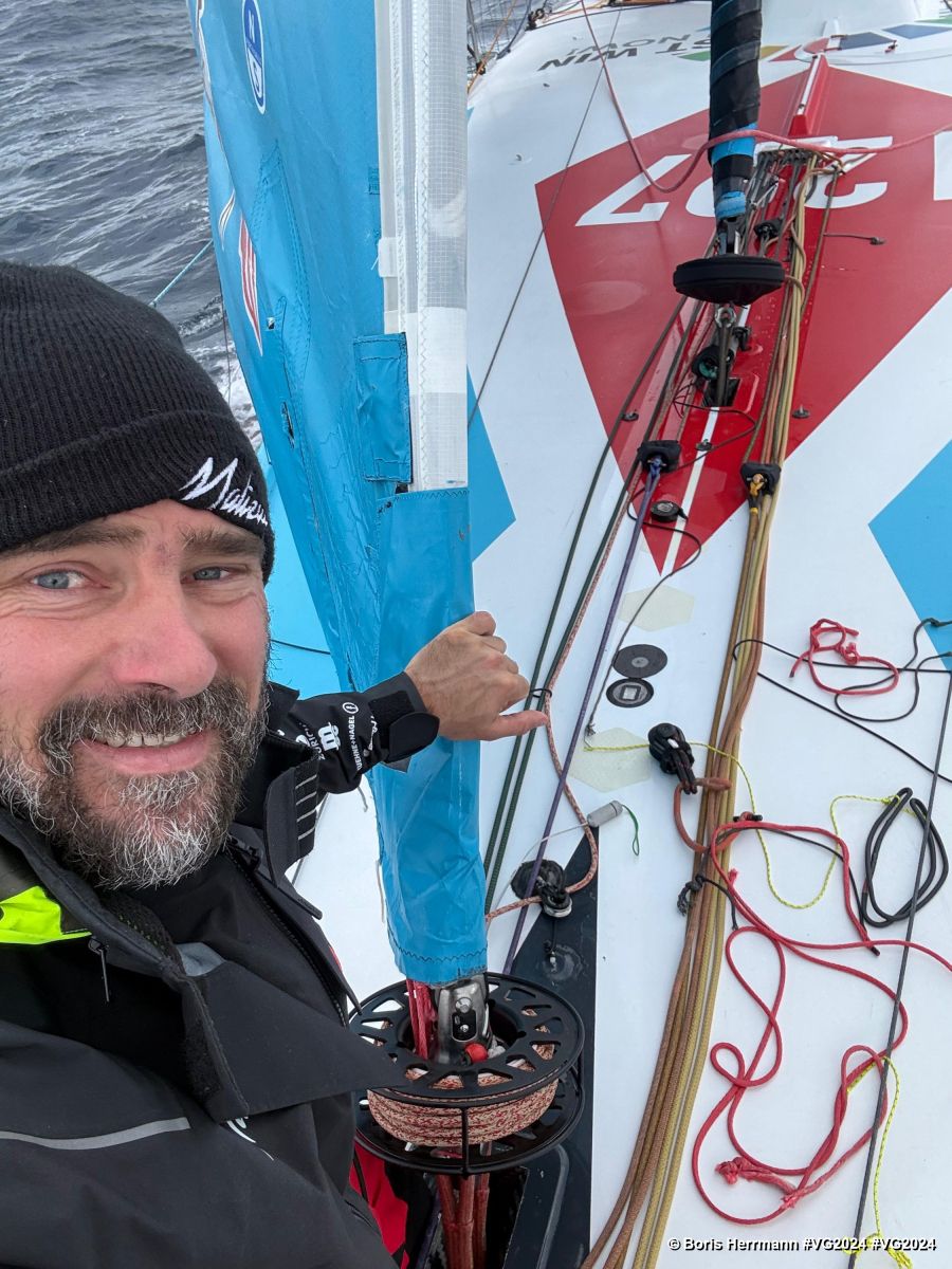 RACE, DECEMBER 05, 2024 : Photo sent from the boat Malizia - Seaexplorer during the Vendee Globe sailing race on December 05, 2024. Photo credit: skipper Boris Herrmann