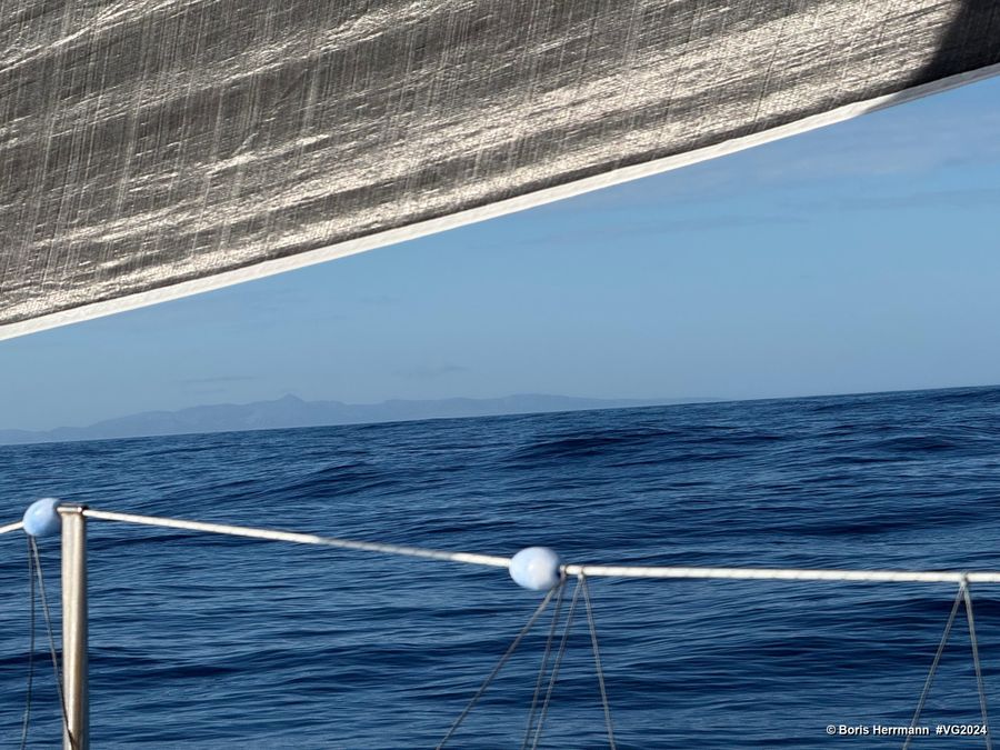 Photo sent from the boat Malizia - Seaexplorer during the Vendee Globe sailing race on December 28, 2024. Photo credit: skipper Boris Herrmann