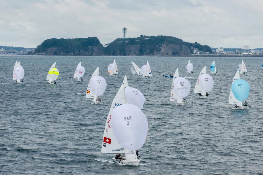 Swiss pair lead 470 Worlds by one point after hard-fought day one, 13 August 2026